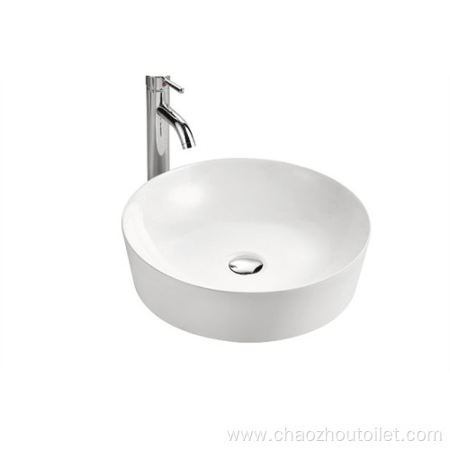 Modern Design Thin Ceramic Vessel for Bathroom Vanity